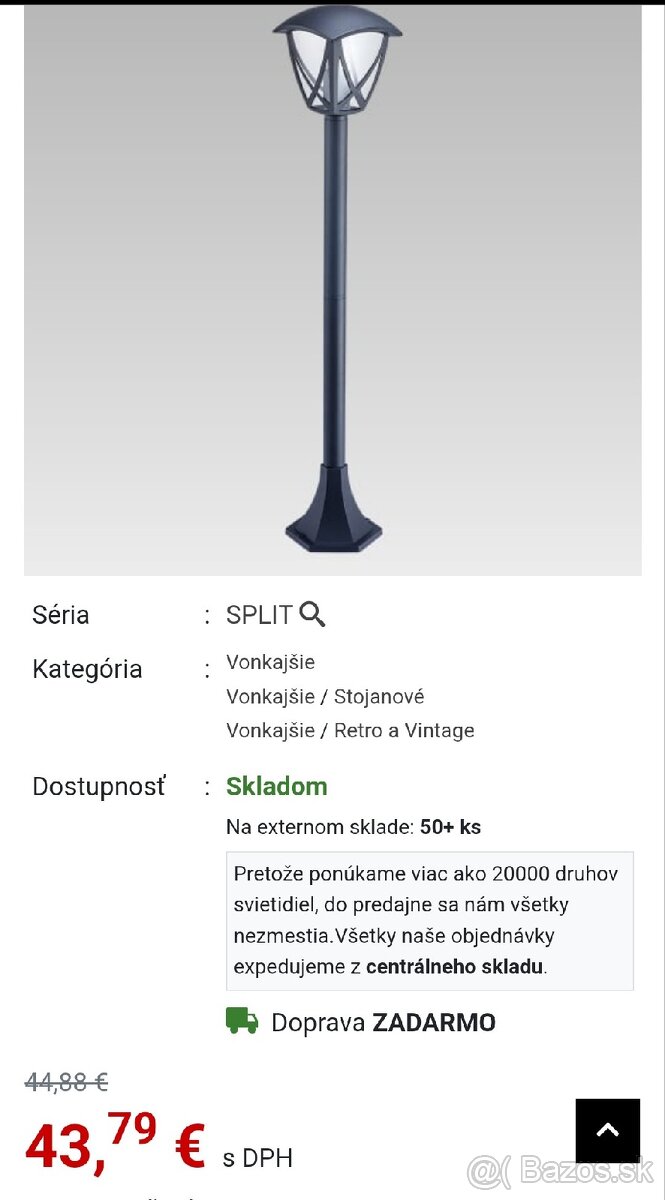 Vonkajšia lampa - 2