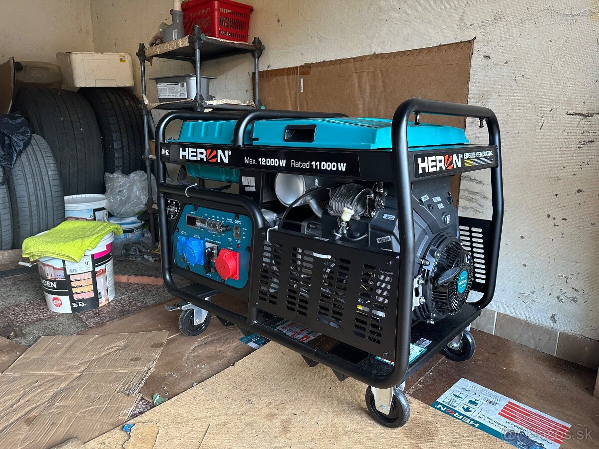 Elektrocentrala Heron 12kw benzin dvojvalec - 2