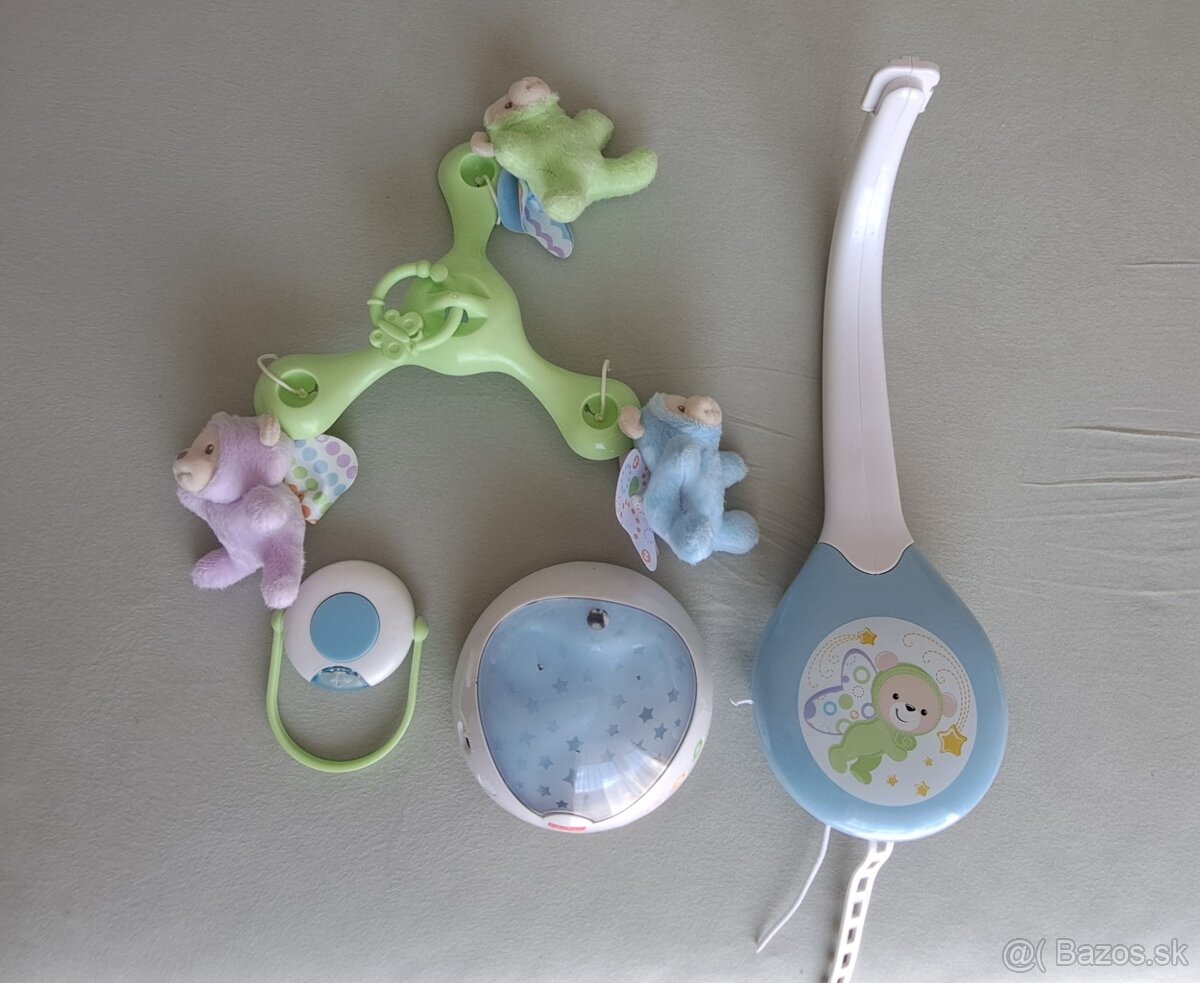 Mattel Fisher Price Kolotoč nad postieľku motýliky - 2