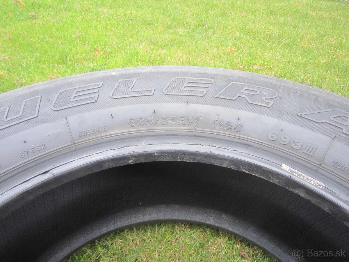 265/65r17 112S Bridgestone Dueler A/T - 2