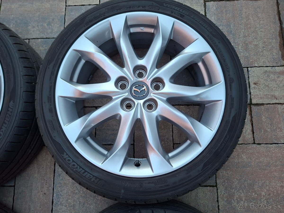 Predám hlinikové disky org.Mazda 3--R18 - 2