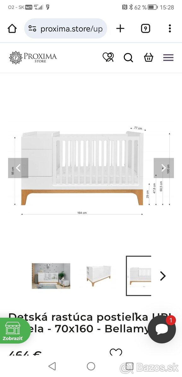 Detská rastúca postieľka - 2