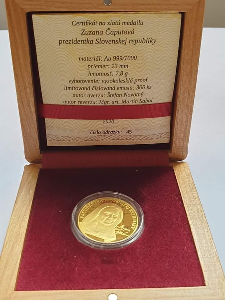 Zlatá medaila - 2