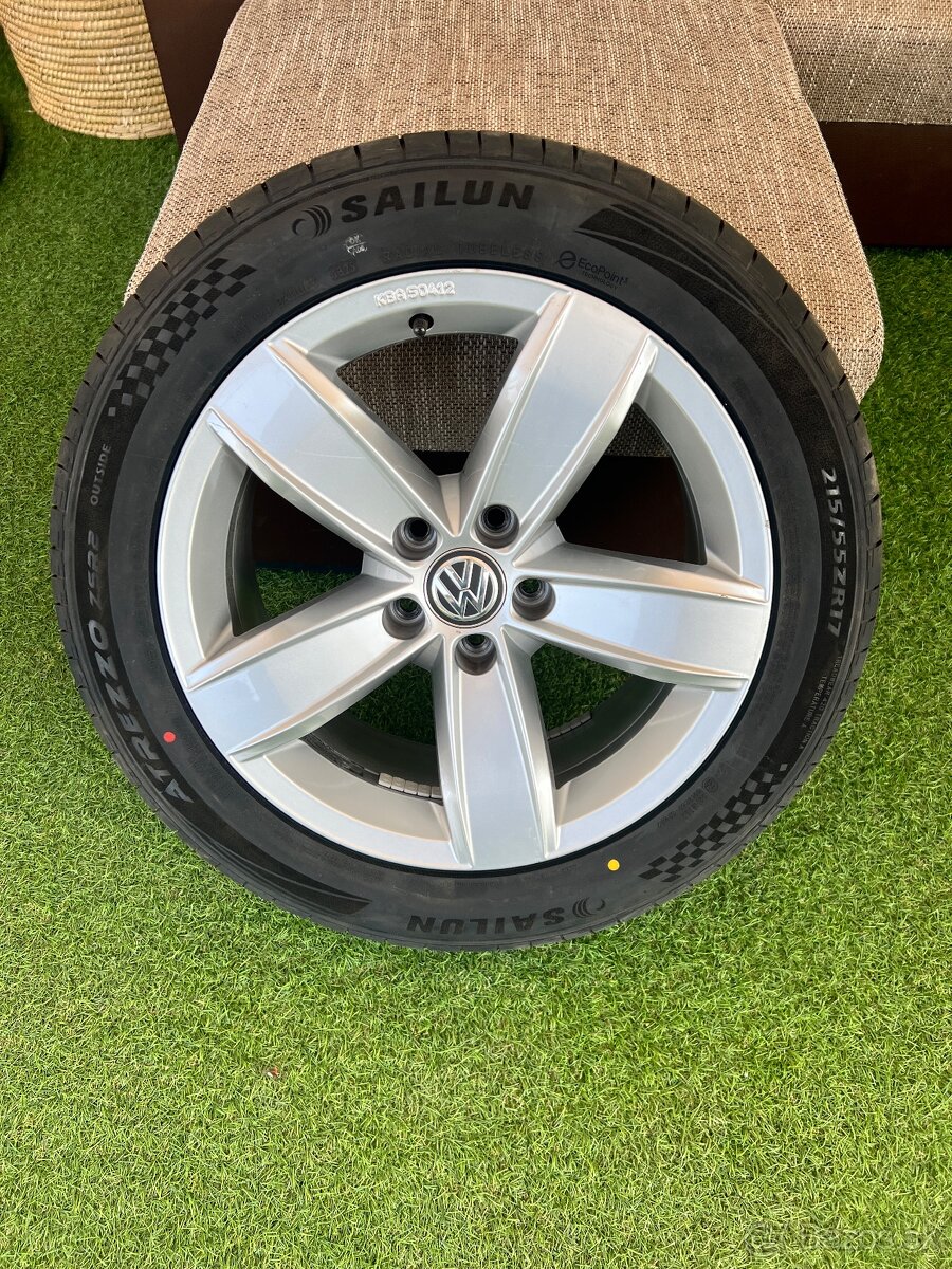 Predám originálne elektróny Volkswagen R17 - 2