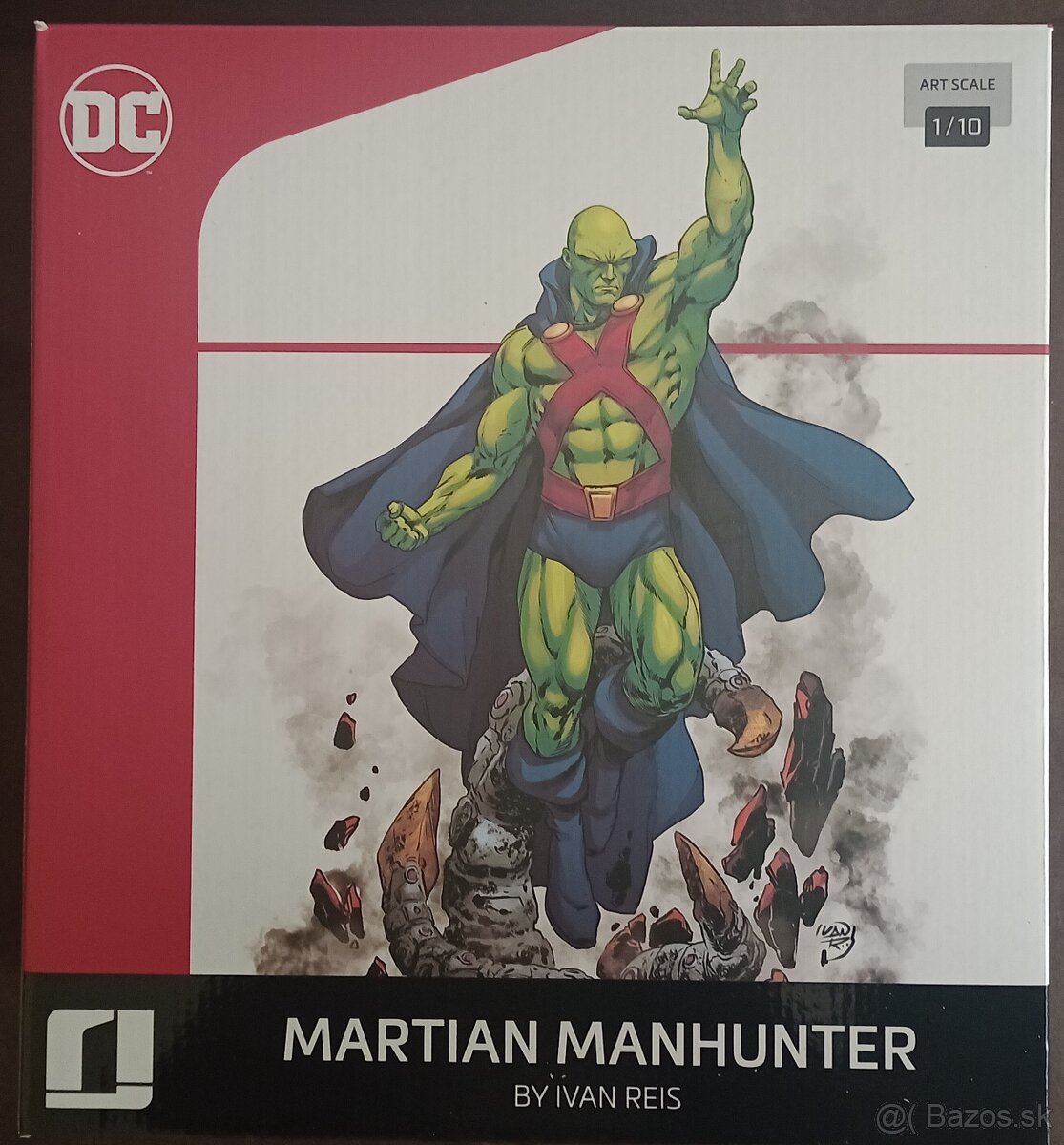 Predám sošku Iron studios Martian manhunter - 2
