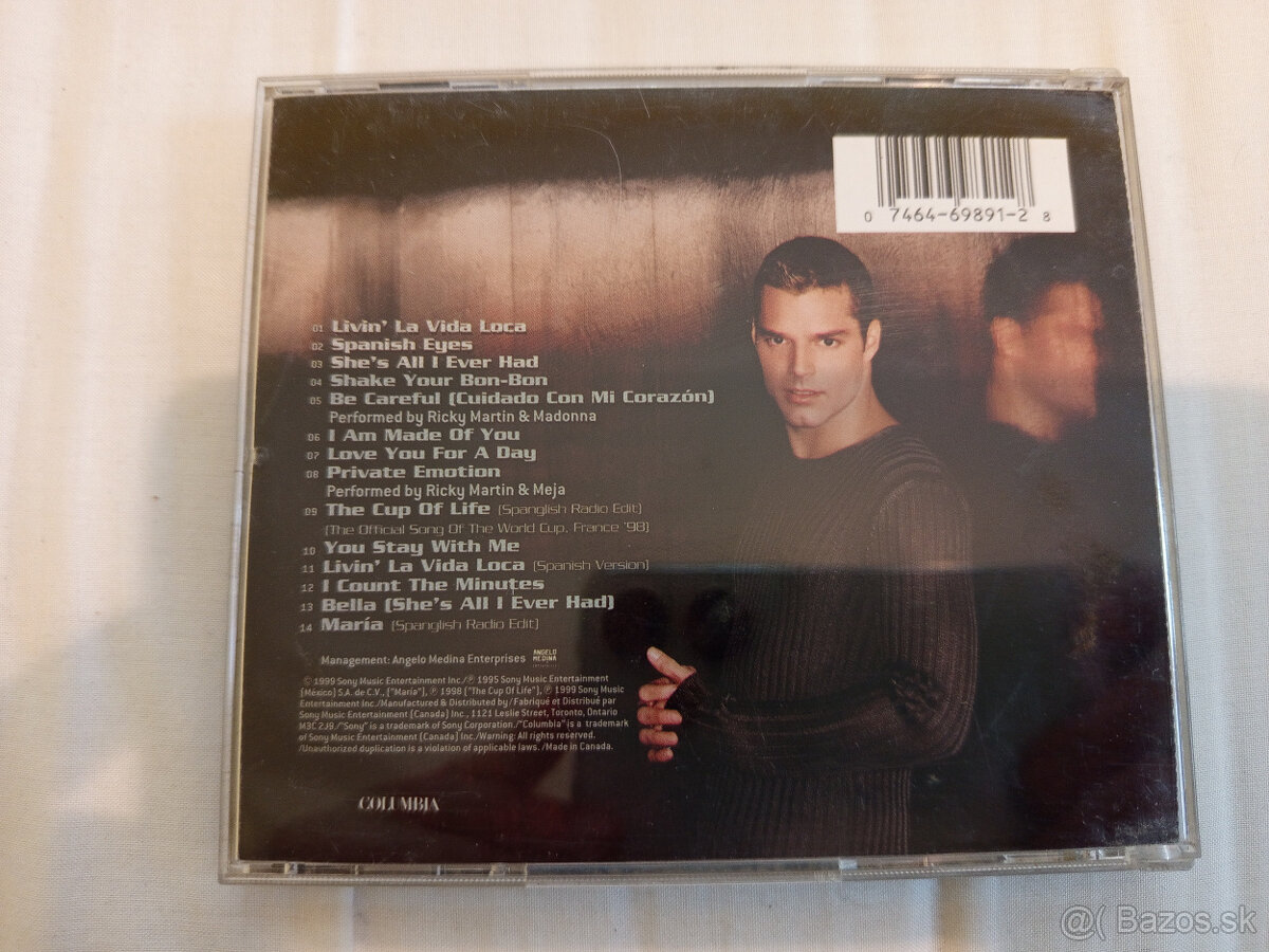 predám CD Ricky Martin - 2