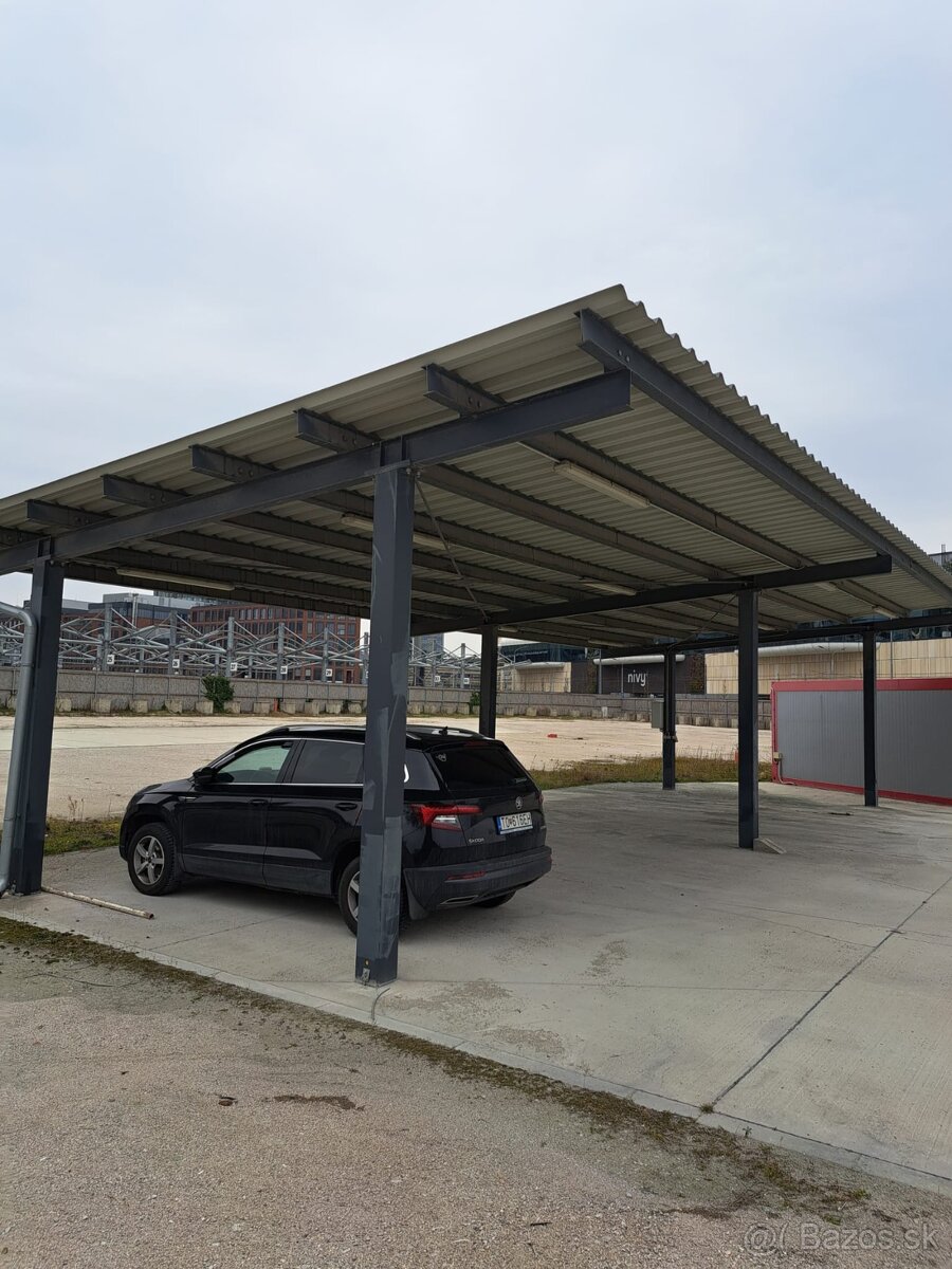 Oceľová konštrukcia s krytinou - 2