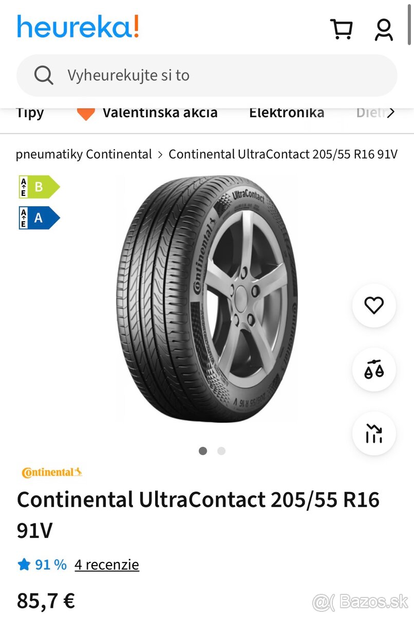 Continental UltraContact 205/55 R16 91V - 2