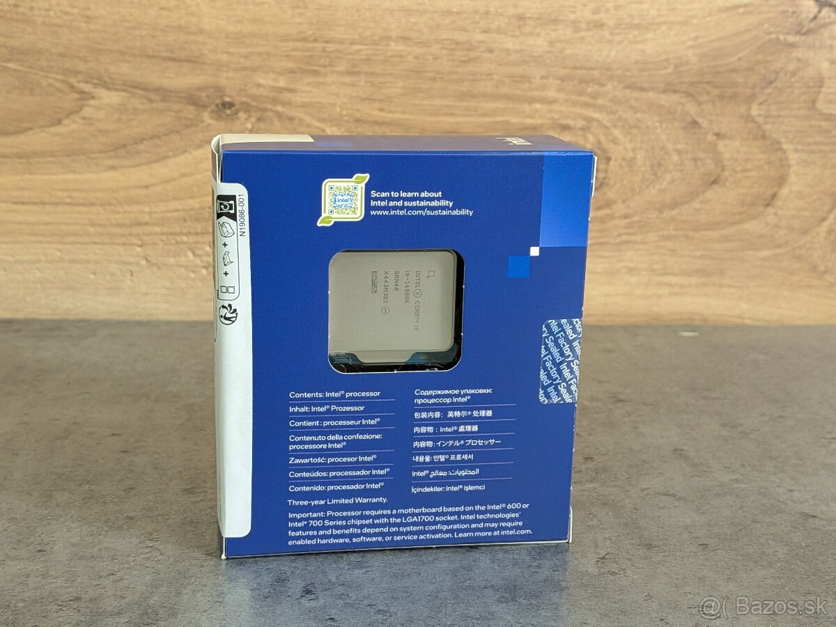 Intel Core i9-14900K - NOVÝ - záruka do 01/2029 - 2