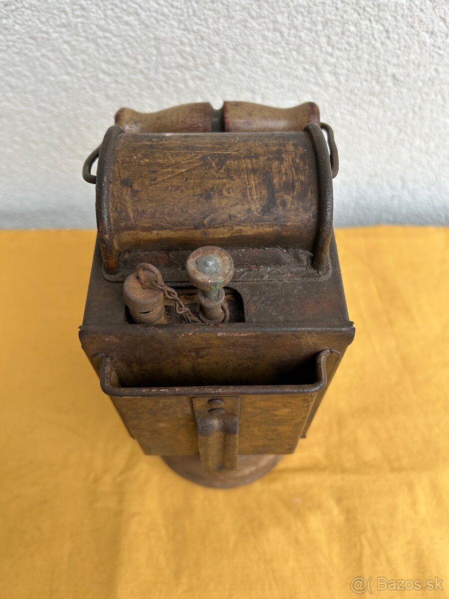 Nemecke kovové karbidove Lampi - 2