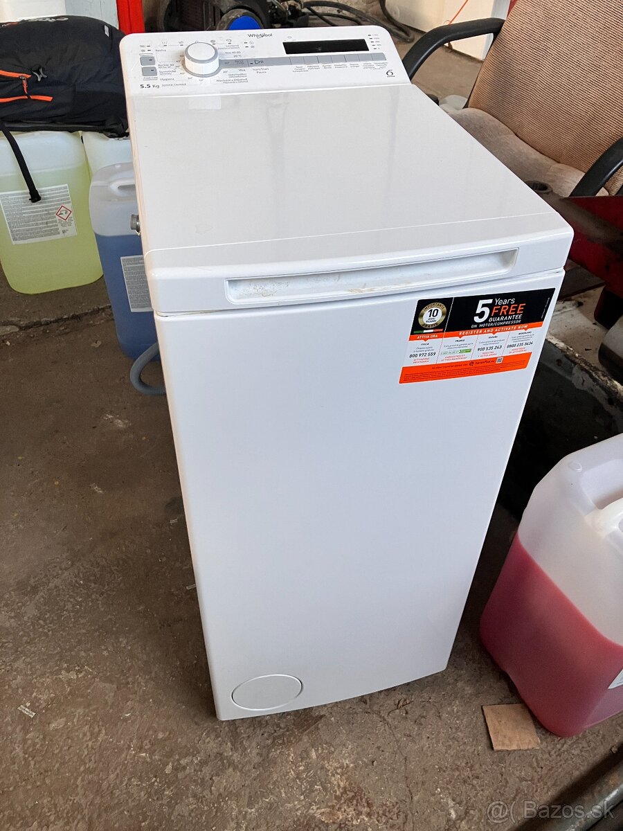 Predám práčku Whirlpool typ DT 350 5,5 kg - 2