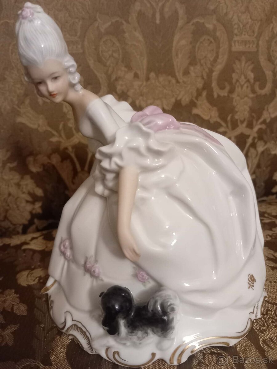 Porcelánová Dáma Pirkenhammer a Dáma Sitzendorf - 2