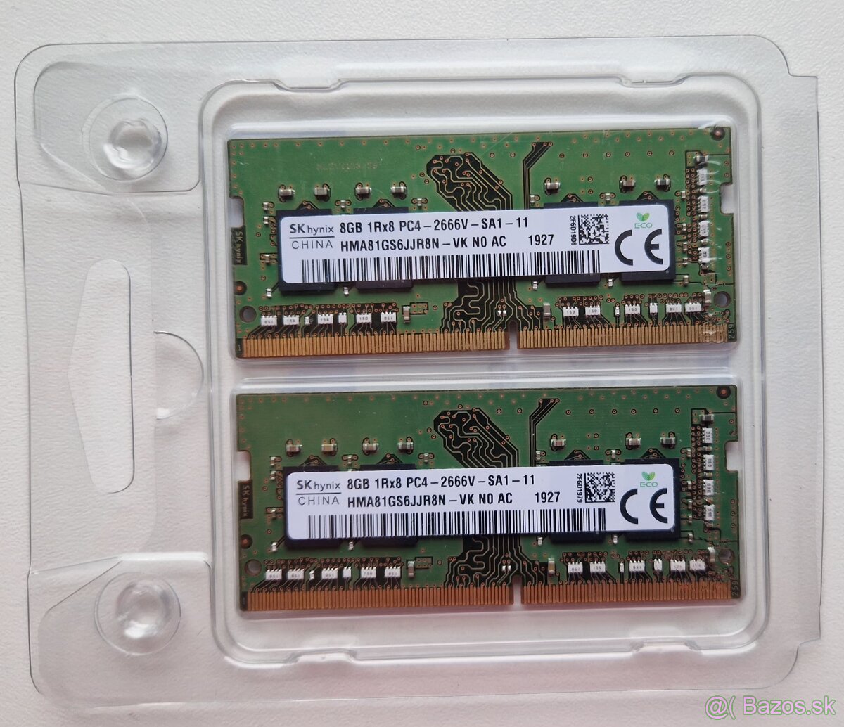 2x8GB DDR4 SODIMM RAM - 2