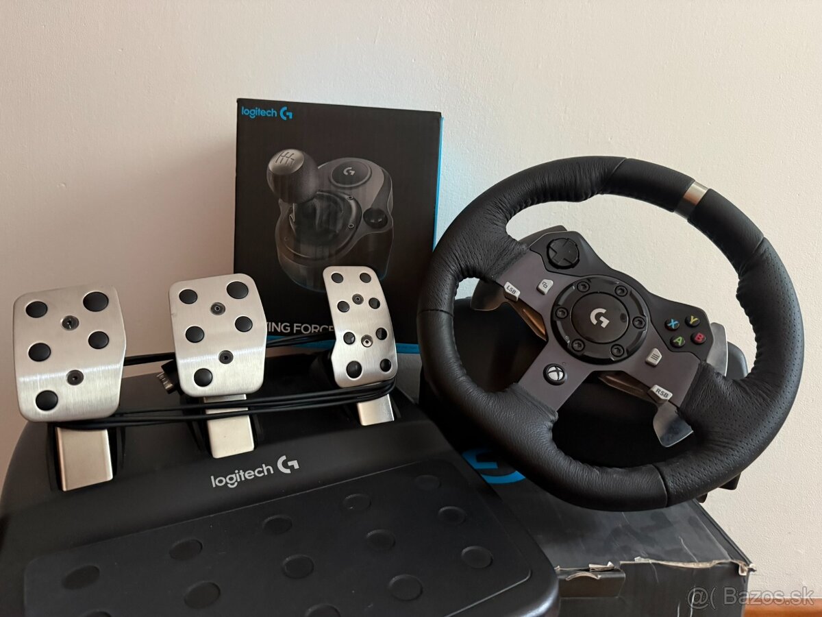 Logitech G920 (Volant + Pedále + Radiaca páka) - 2