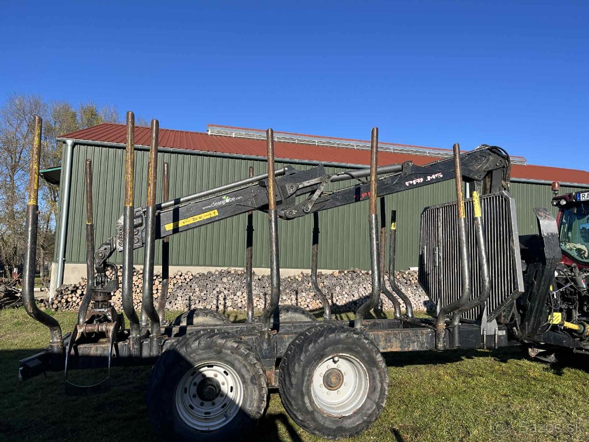 VALTRA N124 Hitech 5 a vyvážačka PALMS - 2