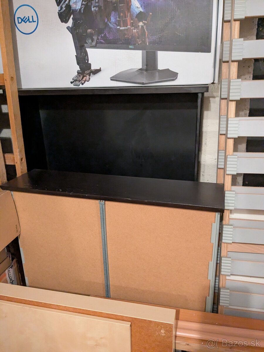 Čierna posteľ 160x200 IKEA - 2