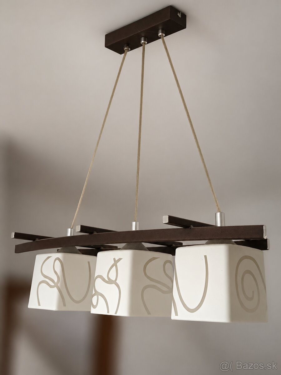 Štýlový luster + nástenná lampa - 2