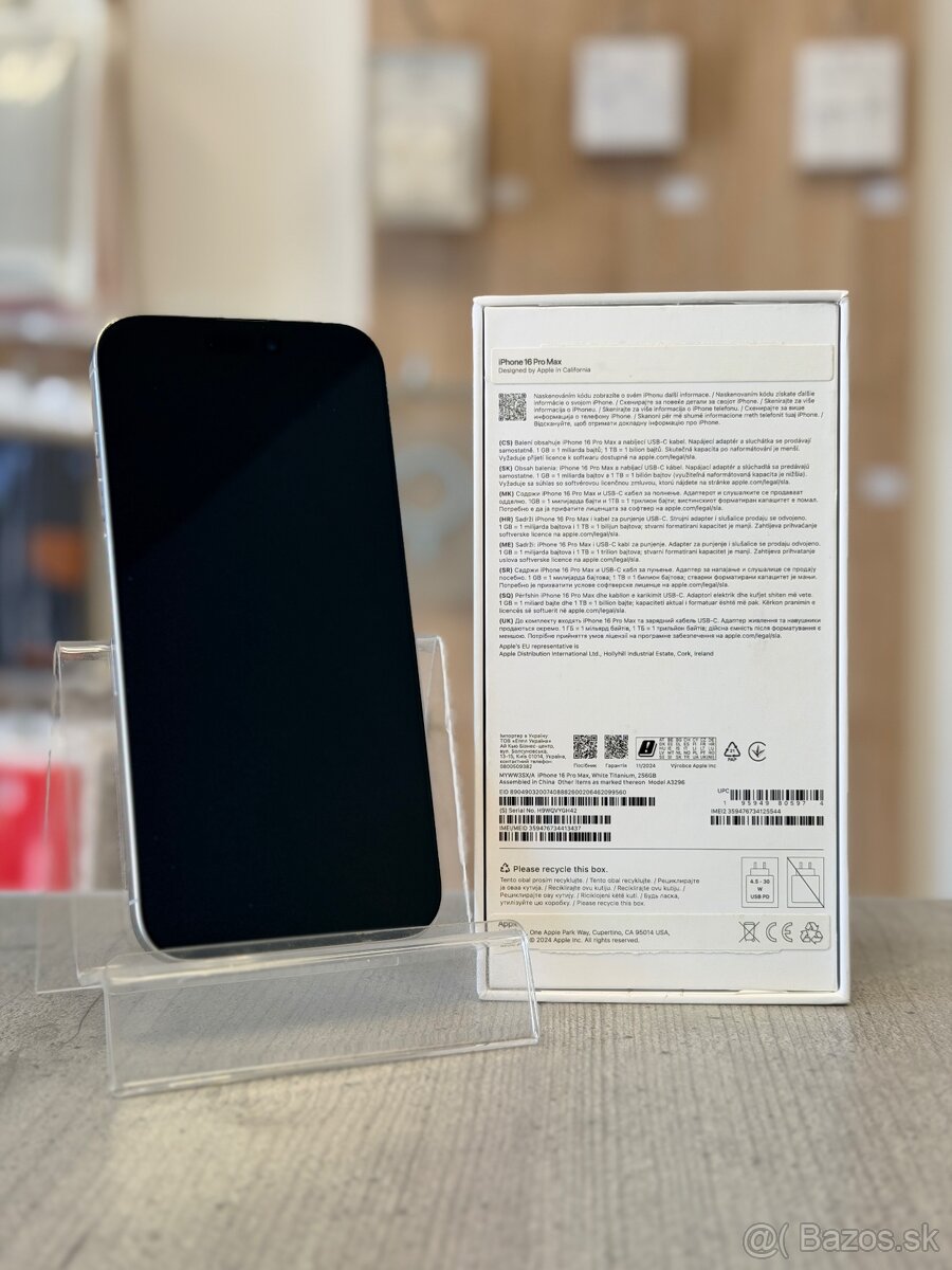 Apple iPhone 16 Pro Max 256GB White Titanium - 2