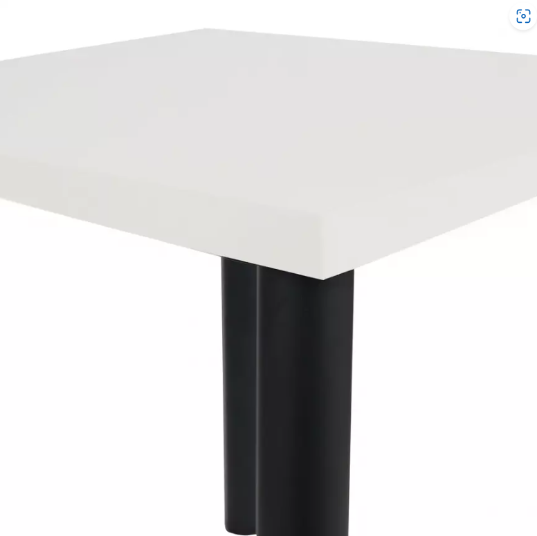 STÔL 80x80x75cm biely - 2
