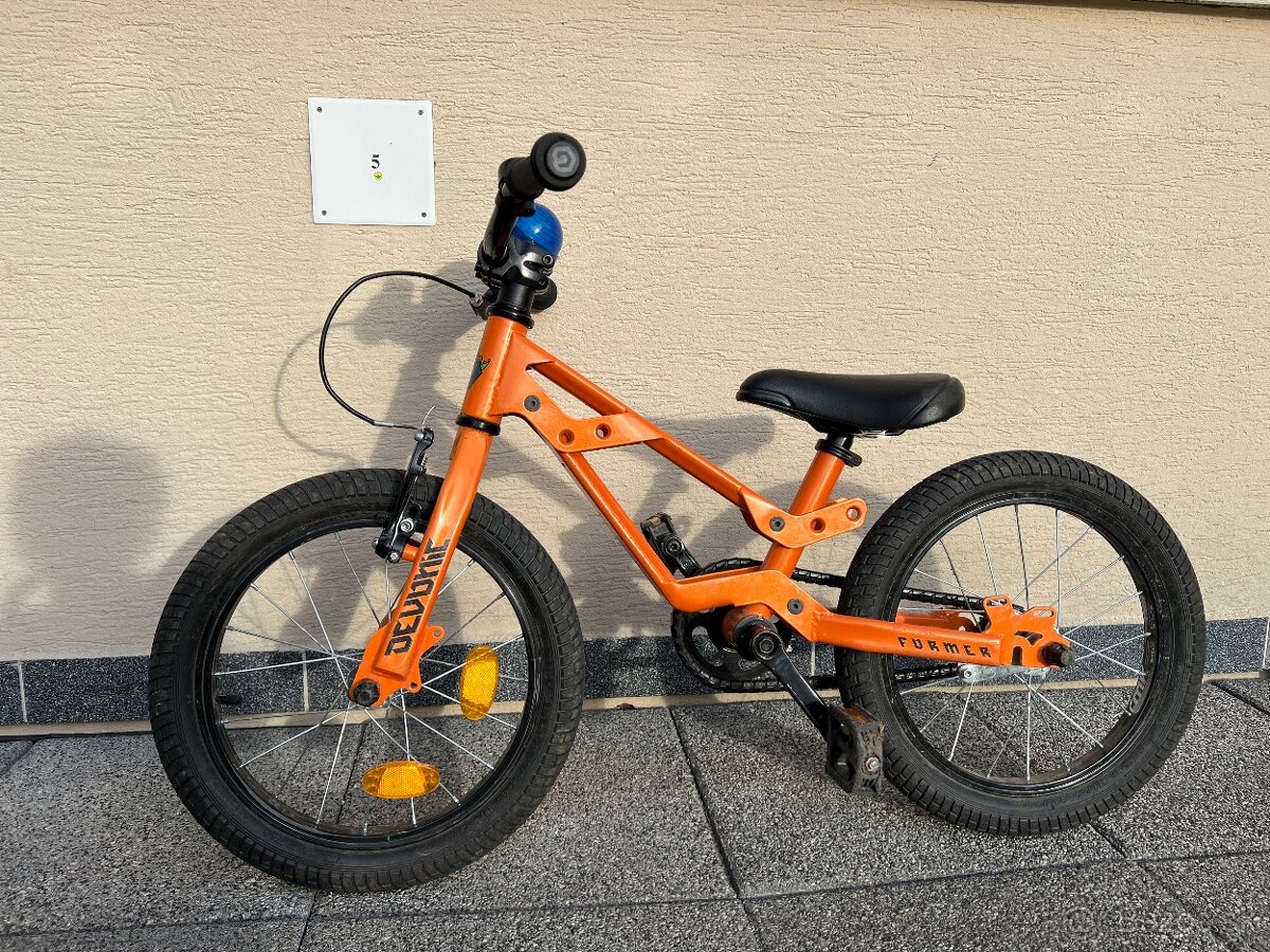 Predám detský rastúci bicykel Devonic Former – oranžový - 2