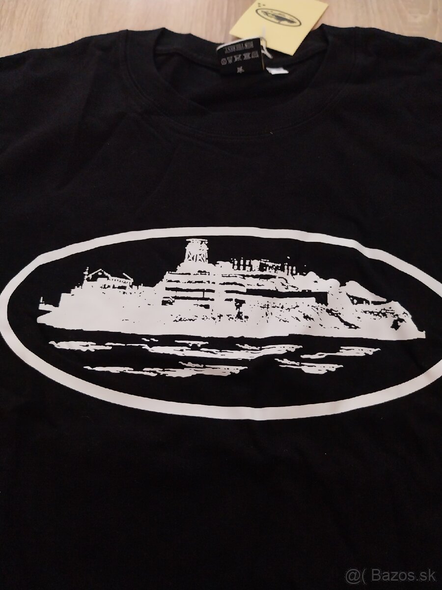 Corteiz tričko čierne - 2