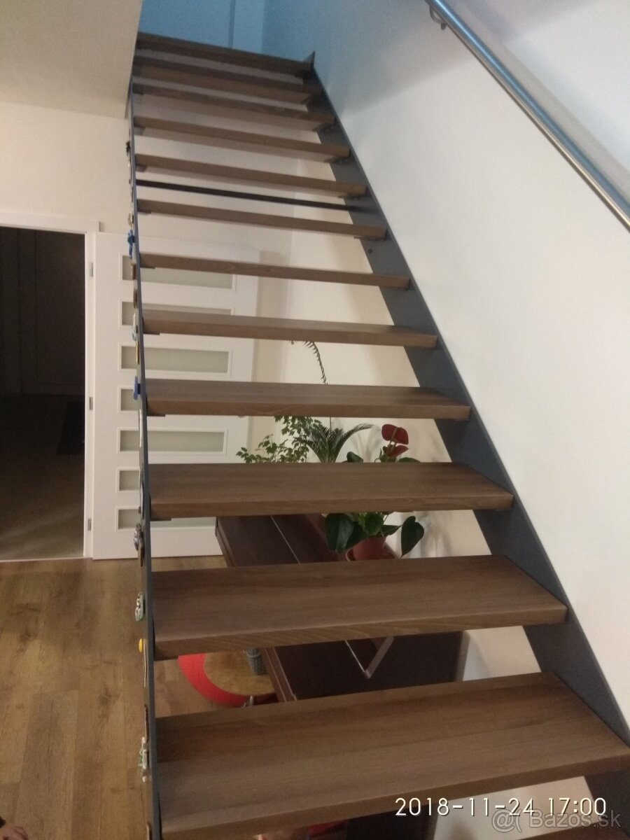 Stupnice schodnice nástupnice schody buk - 2