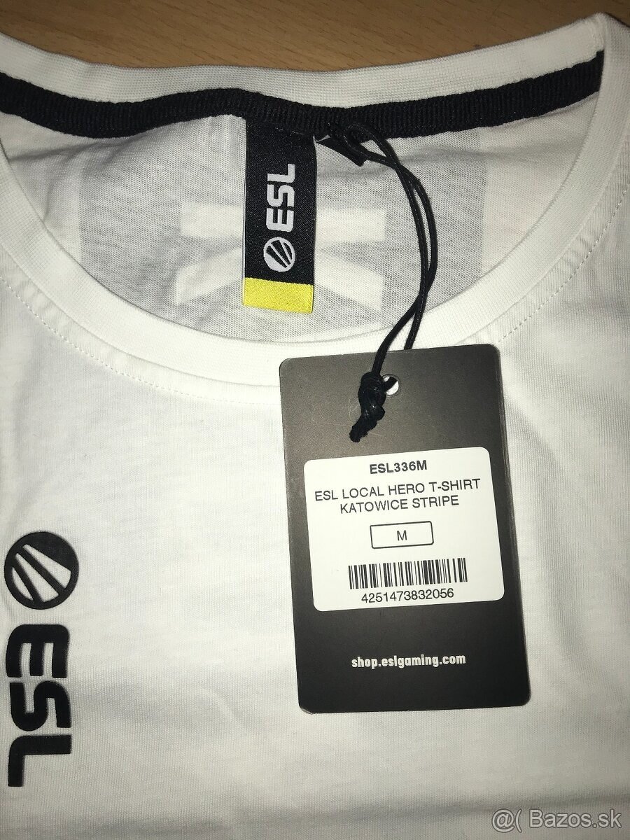 TRIČKO ESL pre CSGO hráčov veľ. M + darček + poštovné - 2