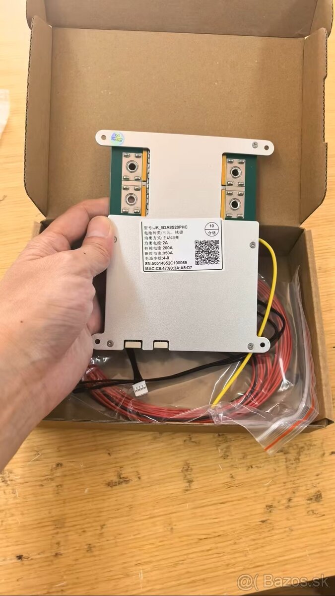 JK-B2A8S20P BMS 4-8s, 12-24V, lifepo4 - 2