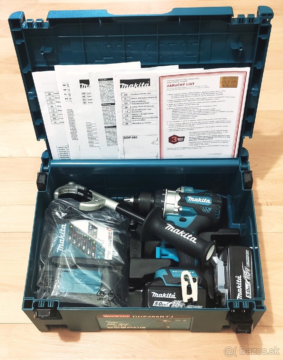 skrutkovač Makita DDF486RTJ - 2