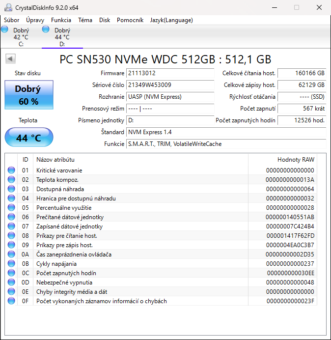 512GB SSD WD PC SN530 NVMe - 2