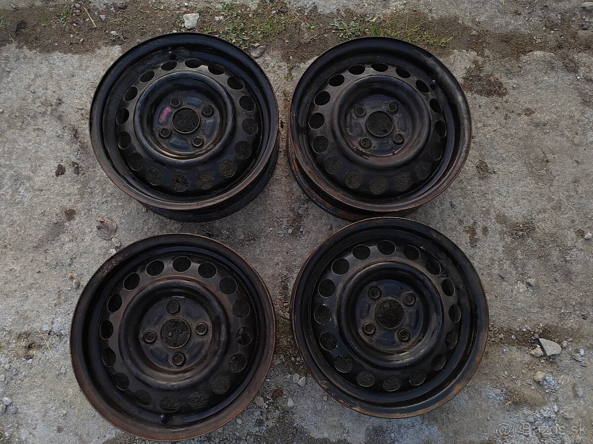 Plechové disky 4x100 R14 54mm - 2