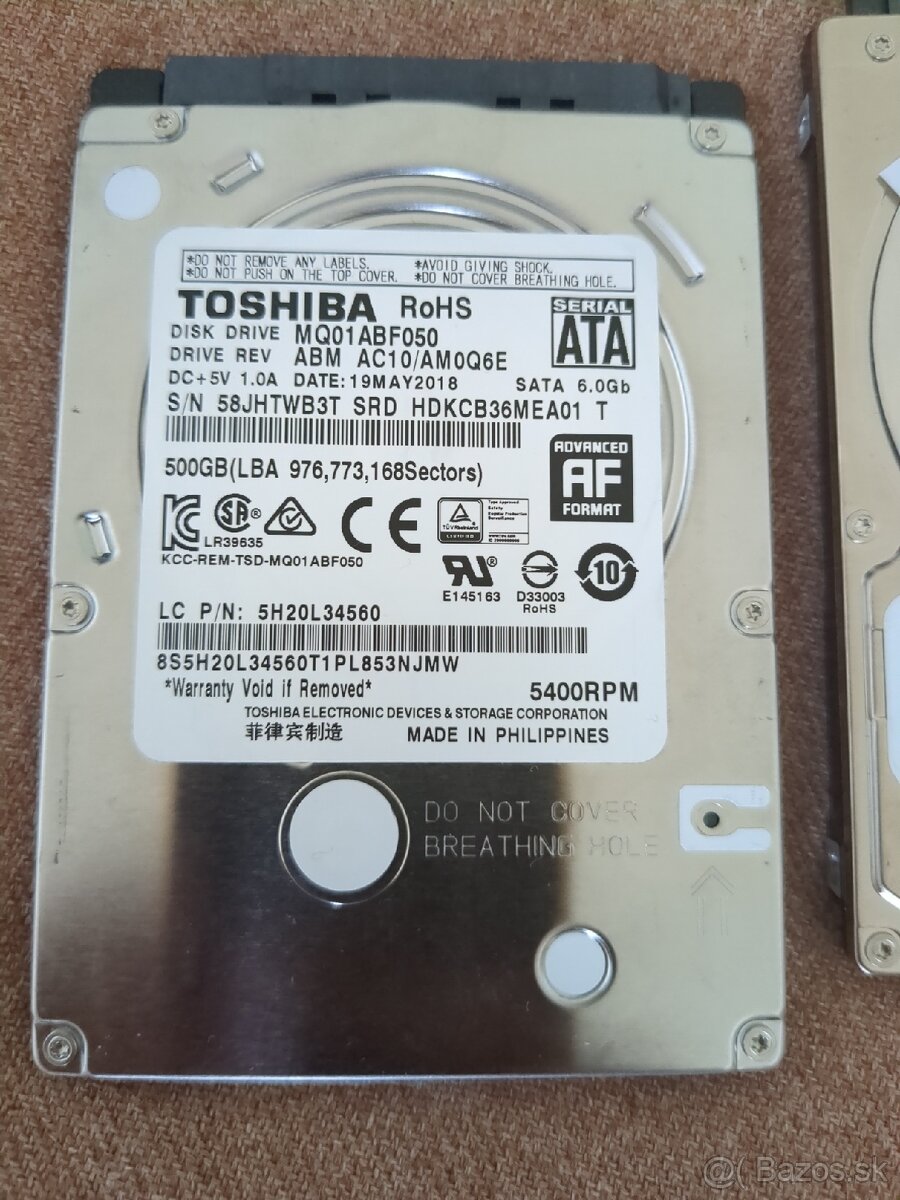 500 GB disky 4ks hdd - 2