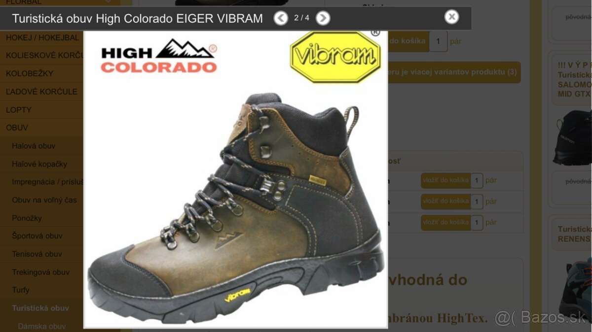 Turistická obuv High Colorado Eiger Vinram - 2