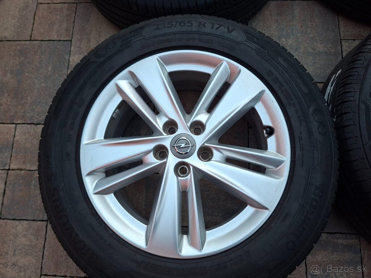 Orig. hliníkové disky Opel R17, 5x108 - 2