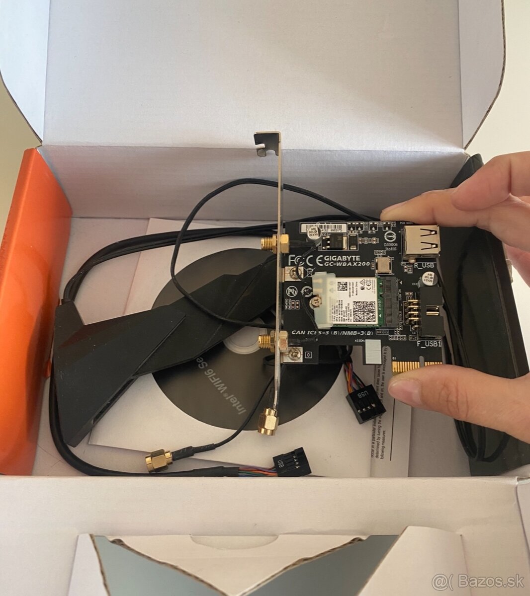 Predám WiFi kartu GIGABYTE WBAX200 - 2