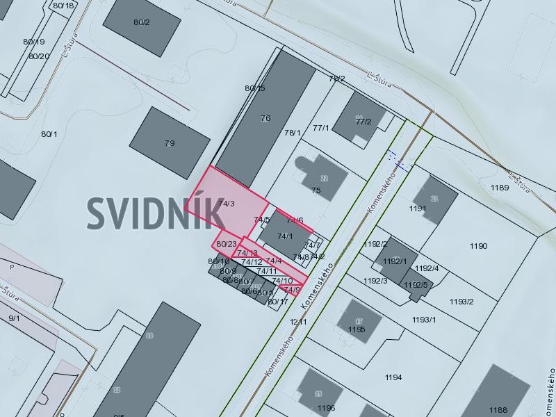 4 ÁR POZEMOK SO STAVEBNÝM POVOLENÍM V CENTRE MESTA - KOMENSK - 2