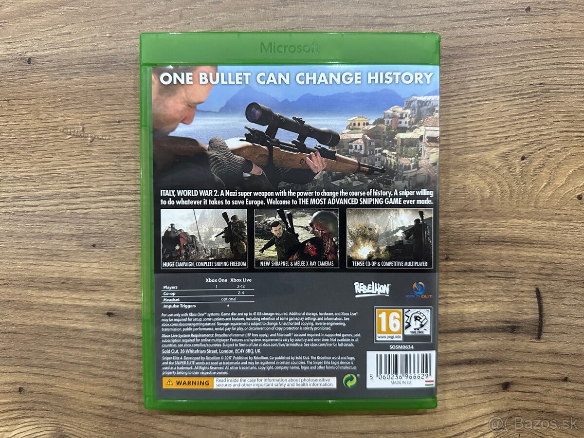 Hra XBOX ONE - Sniper Elite 4 - 2