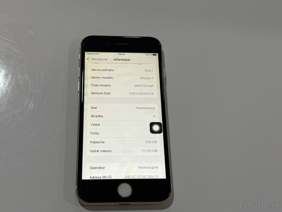 iPhone 7 128GB Gold KO Audio chip - 2