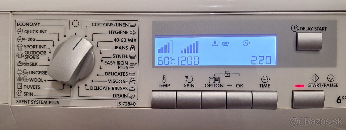 AEG Electrolux LS72840, hlbka 45cm, 6kg, 1200 ot./min - 2