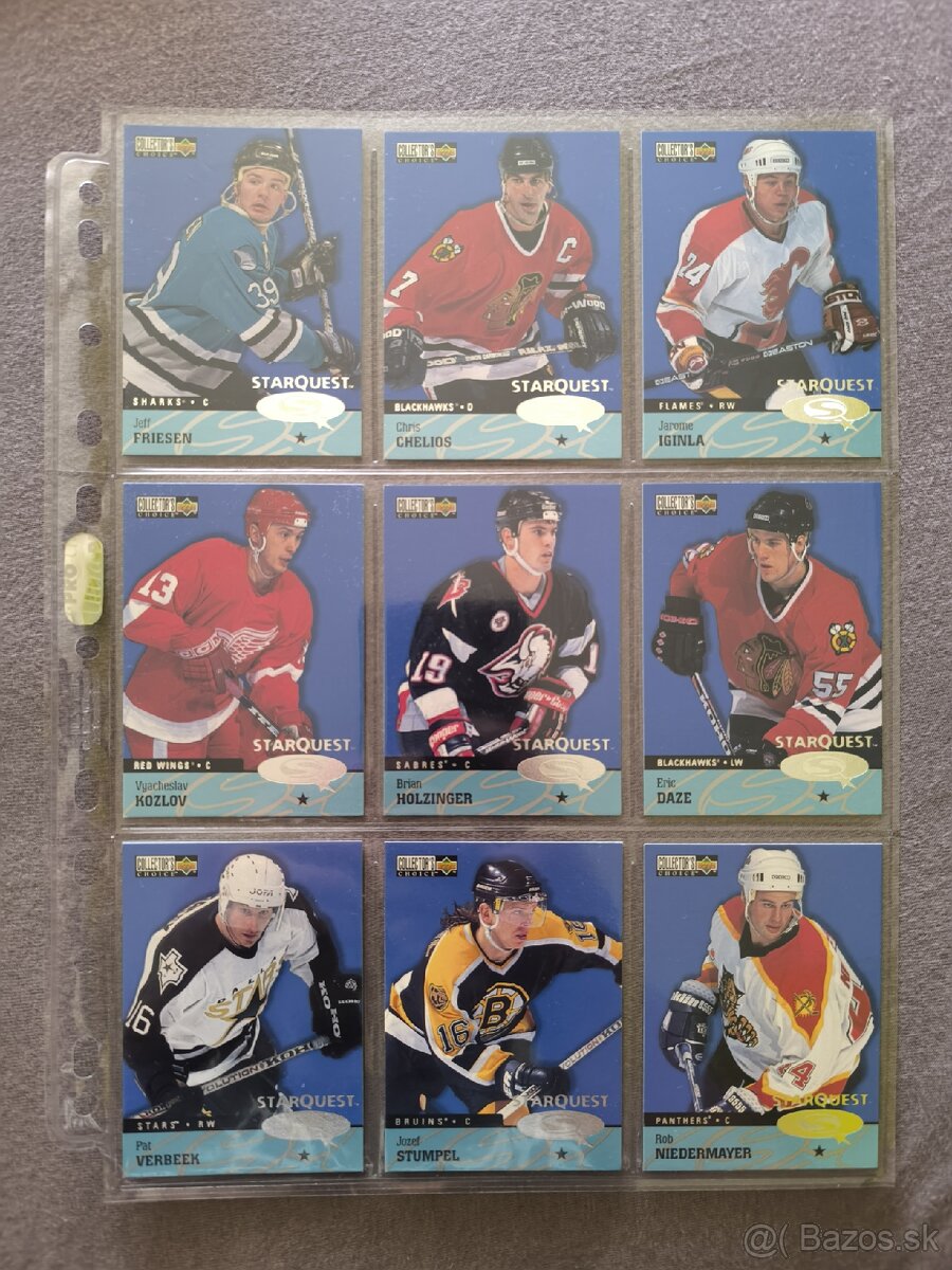 Hokejové kartičky - Starquest 1997 - 2