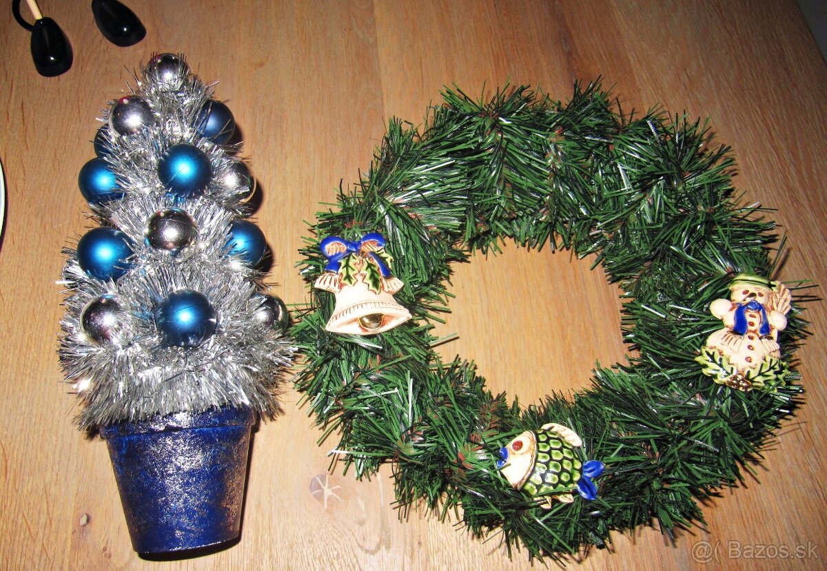 Vianočné dekorácie Dedo Mráz - sada 6 kusov - 2