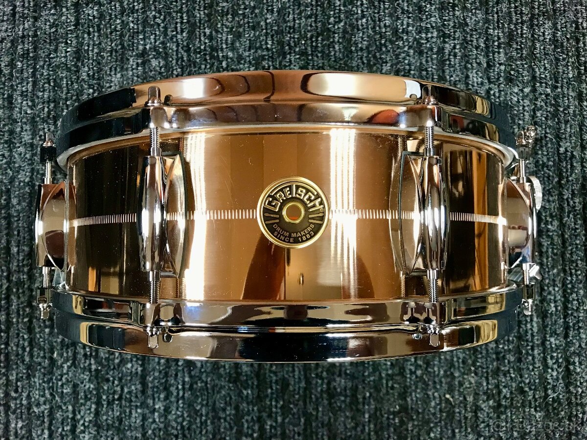 Gretsch USA Custom 14x5 Bronze Snare Drum - 2