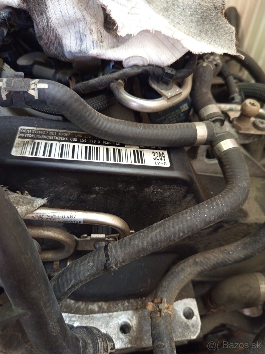 Predám motor 1.4 TDI,66kW,CUSB - 2