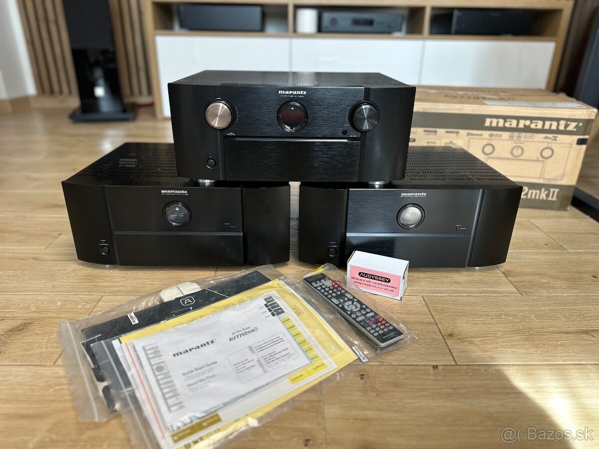 Marantz AV7702 MkII + 2x MM7055 - 2