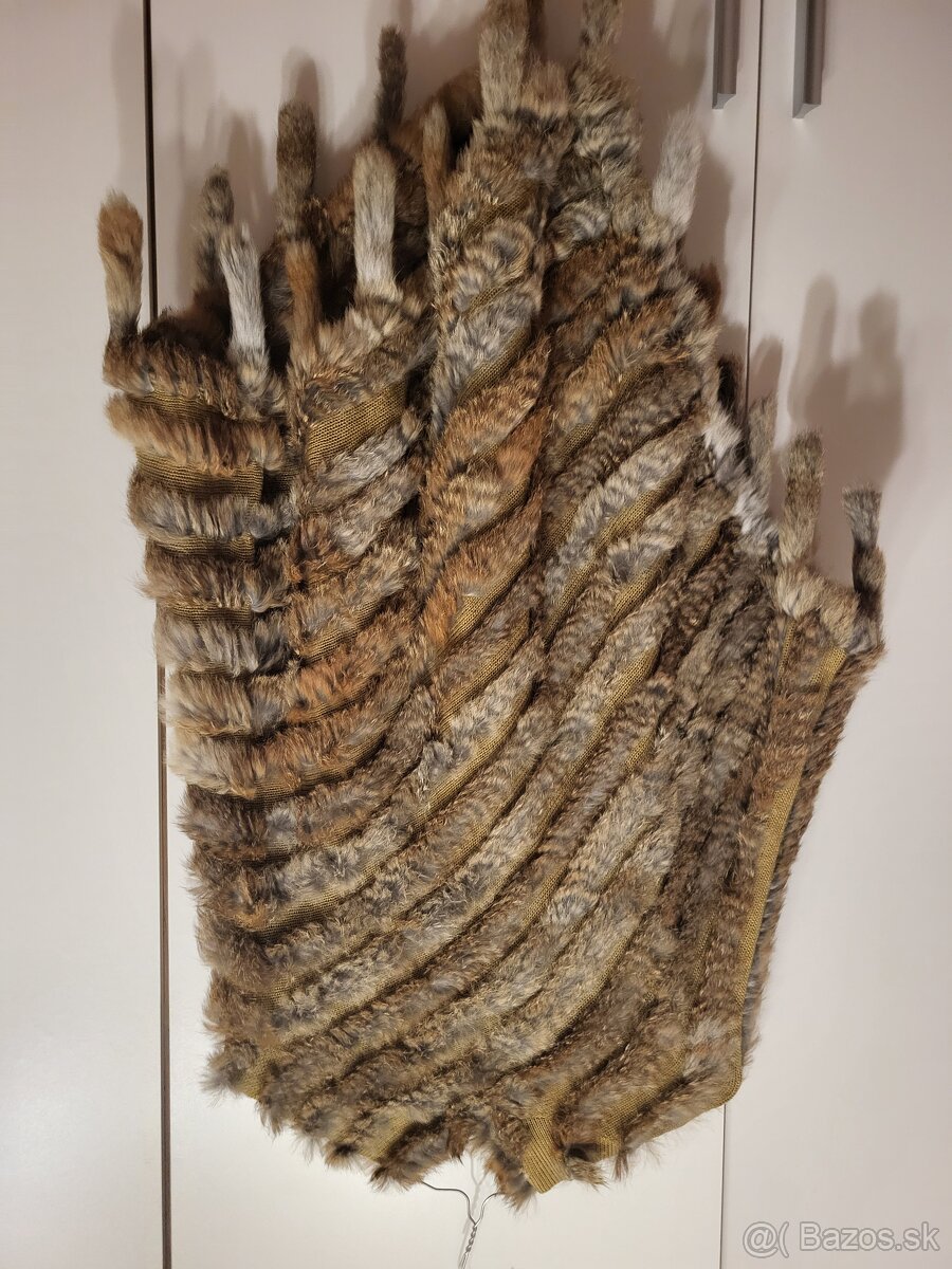 Pončo z králičej kožušiny - 2