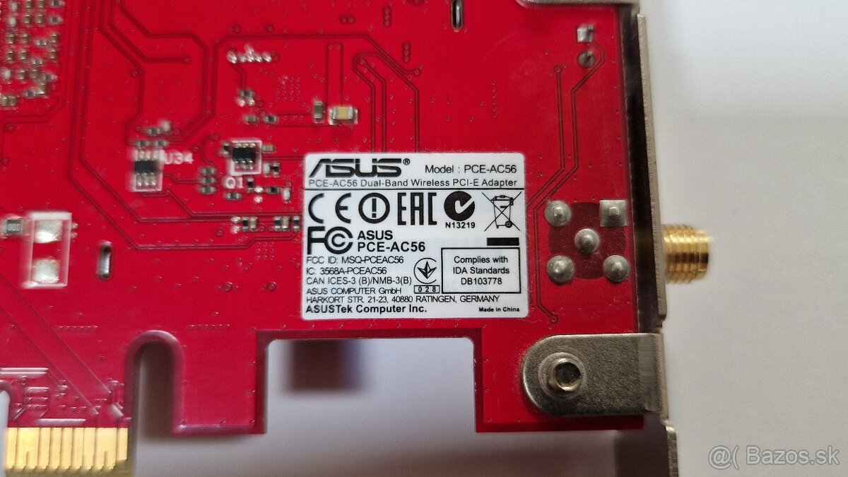 ASUS PCE-AC56 Dual Band Wireless PCI-E Adapter - 2