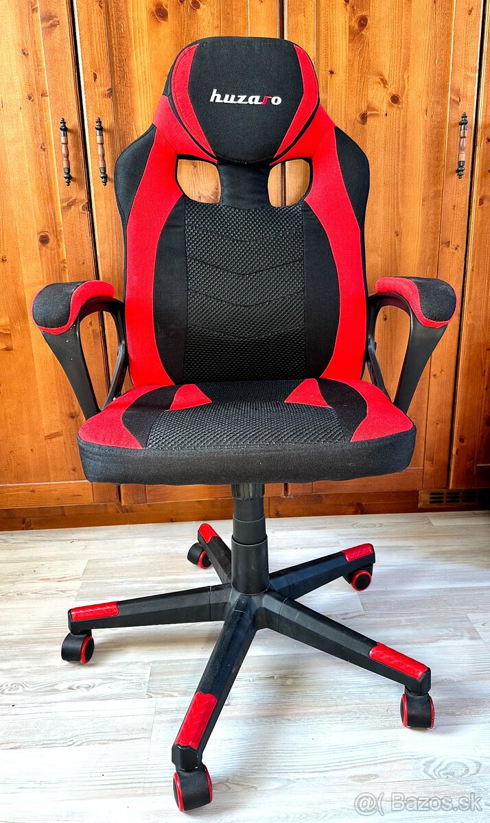 Herná stolička Huzaro Force 2.5 – čierno-červená - 2