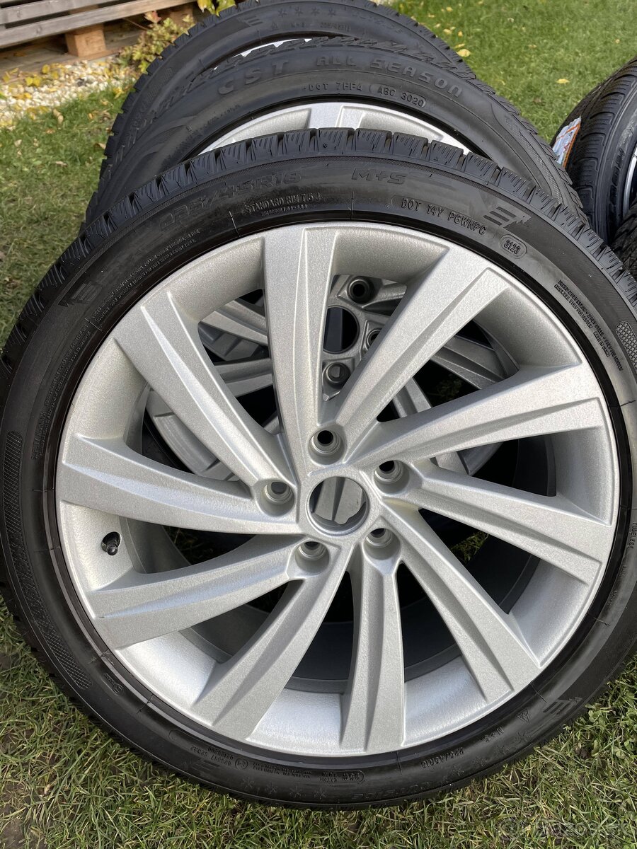 PERSEUS GEMINI BERGAMO skoda orig disky 5x112 225 45 R18z - 2