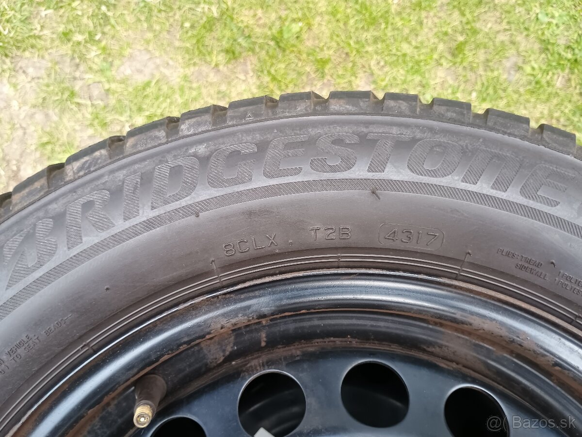 Sada kolies Škoda Fábia 4, plechové disky + pneu 185/65 R15 - 2