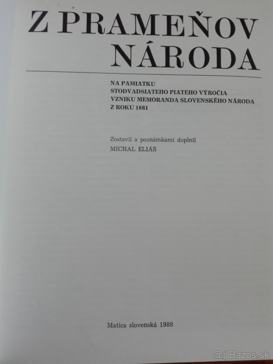Z prameňov národa (Memorandum slovenského národa 1861) - 2